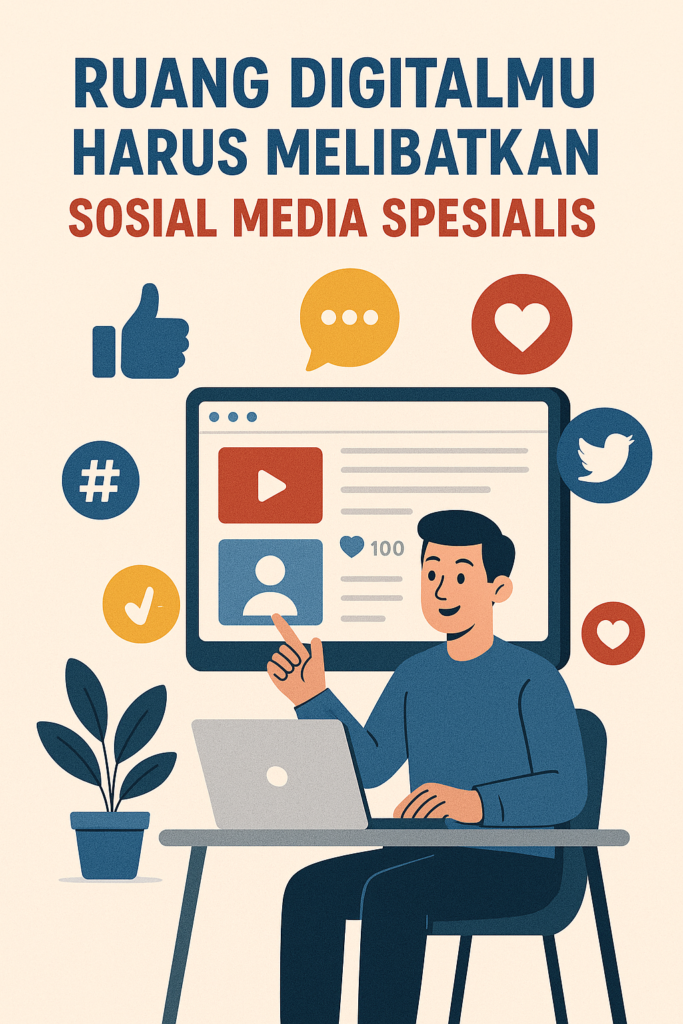 Ruang Digitalmu harus melibatkan Sosial Media Spesialis