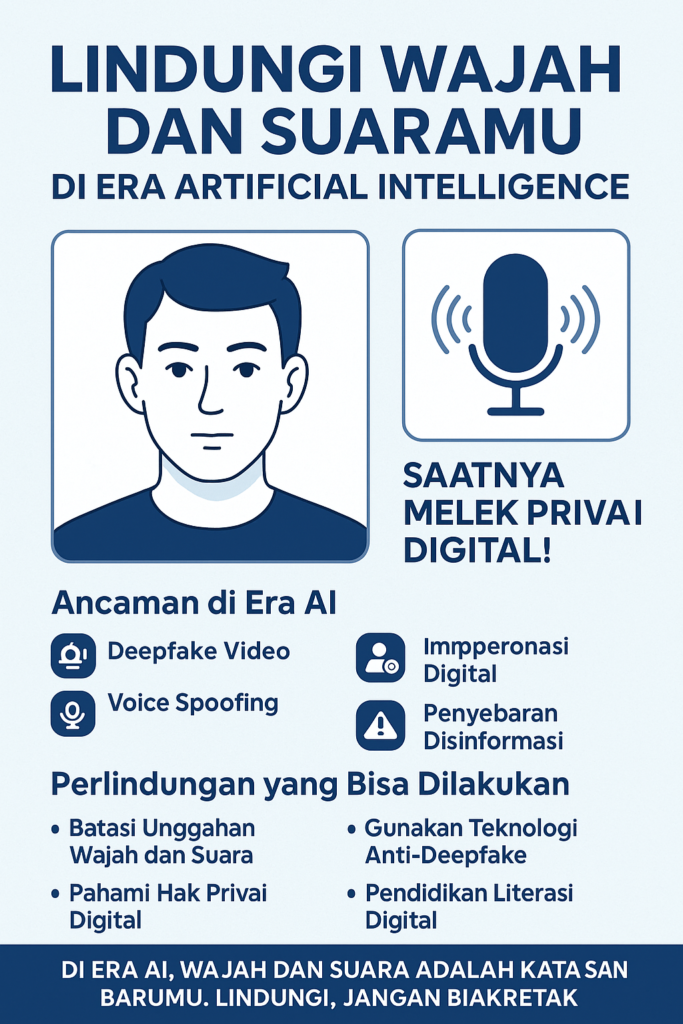 Lindungi Wajah dan Suaramu di Era Artificial Intelligence: Saatnya Melek Privasi Digital!